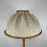 1970s rattan floor lamp