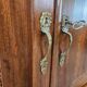 Early 20th century Art Nouveau sideboard with brass decorations