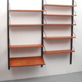 1960s wall unit in teak, Poul Cadovius
