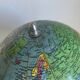 Vintage terrestrial globe 1960 Girard et Barrère wood - 29 cm