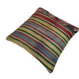 Vintage turkish kilim cushion cover, 40 x 40 cm