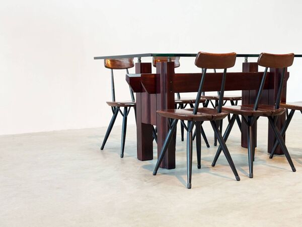 Table à manger ''Cangrande'' de Franco Poli pour Bernini