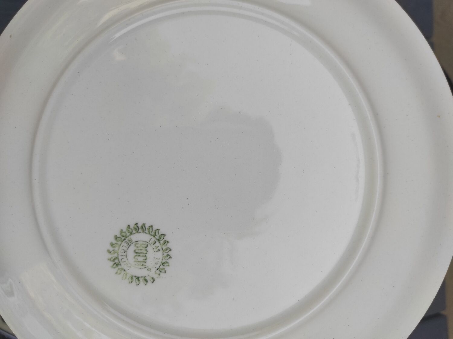 12 flat plates Boch La Louvière 60s