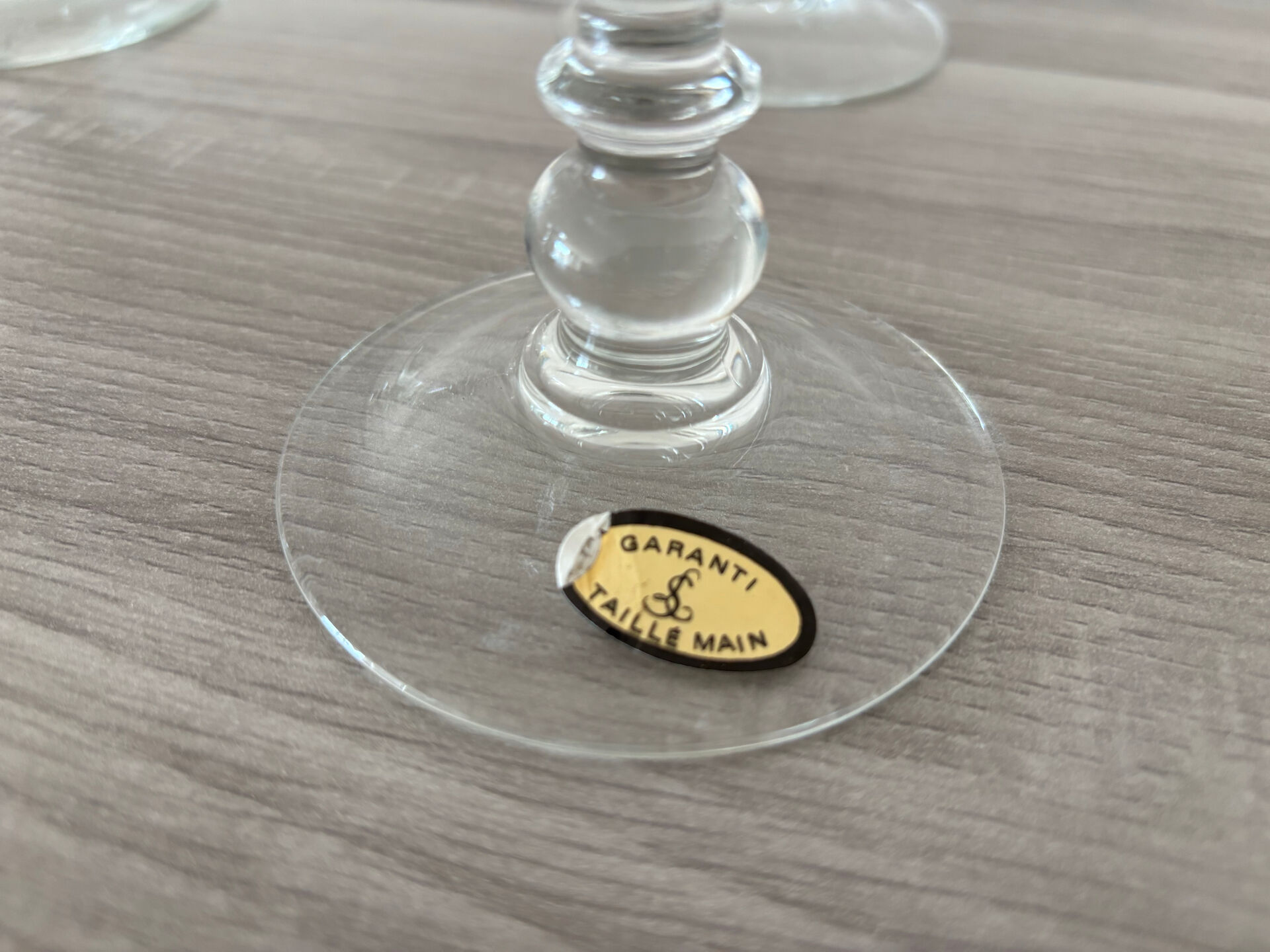 Coupe glace Saint Louis (maison du groupe Hermes)