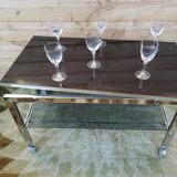 Swivel rolling coffee table