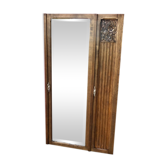 Beveled Art Deco mirror