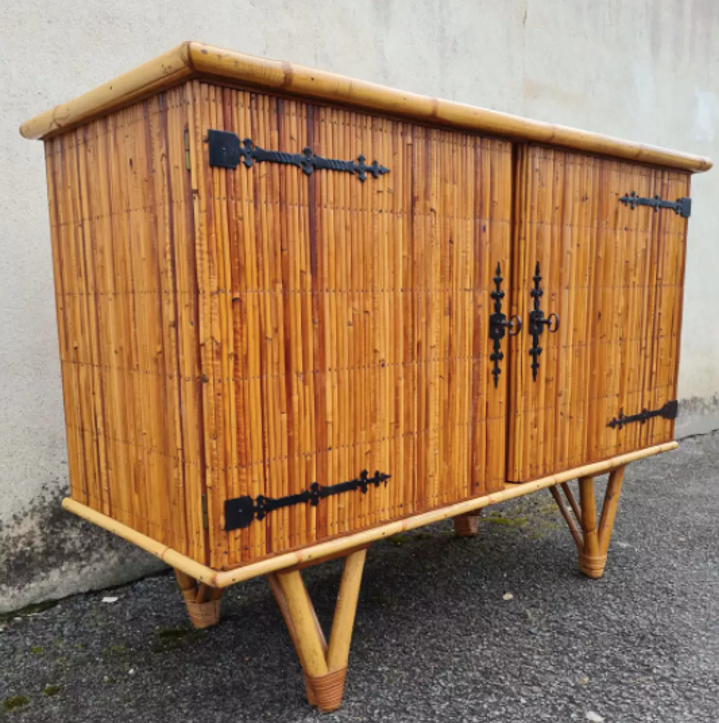 Rattan buffet 1950