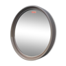 Miroir rond 1960 beige