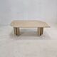 Italian travertine coffee table