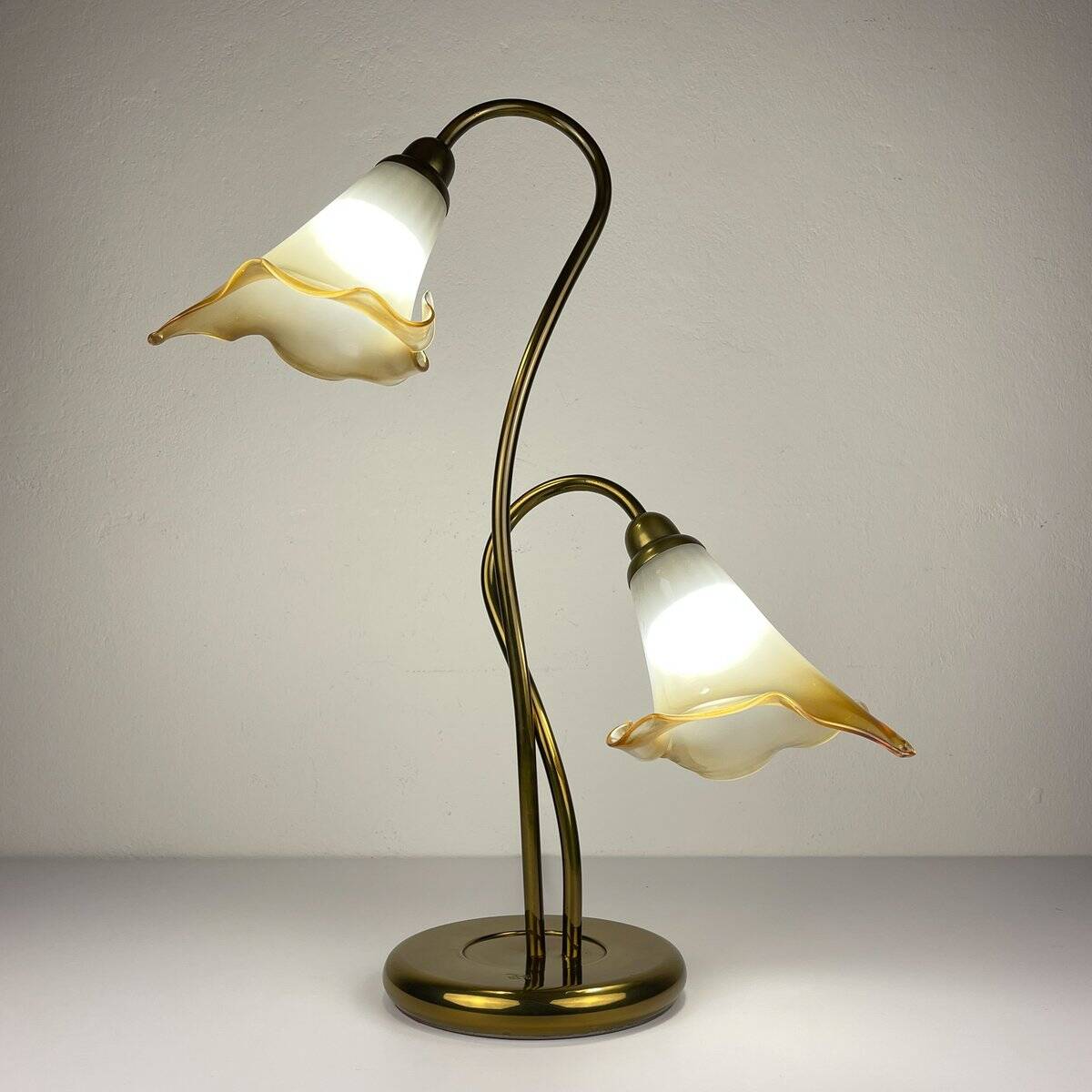 Vintage Murano Lys table lamp, Italy, 1970s