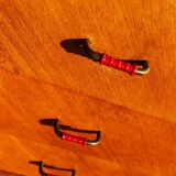 Commode vintage pieds compas.