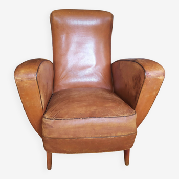 Leather club chair 1950/1960