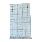 Berber carpet white tiles 95x170 cm