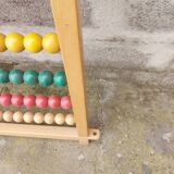 Large vintage wooden school abacus
