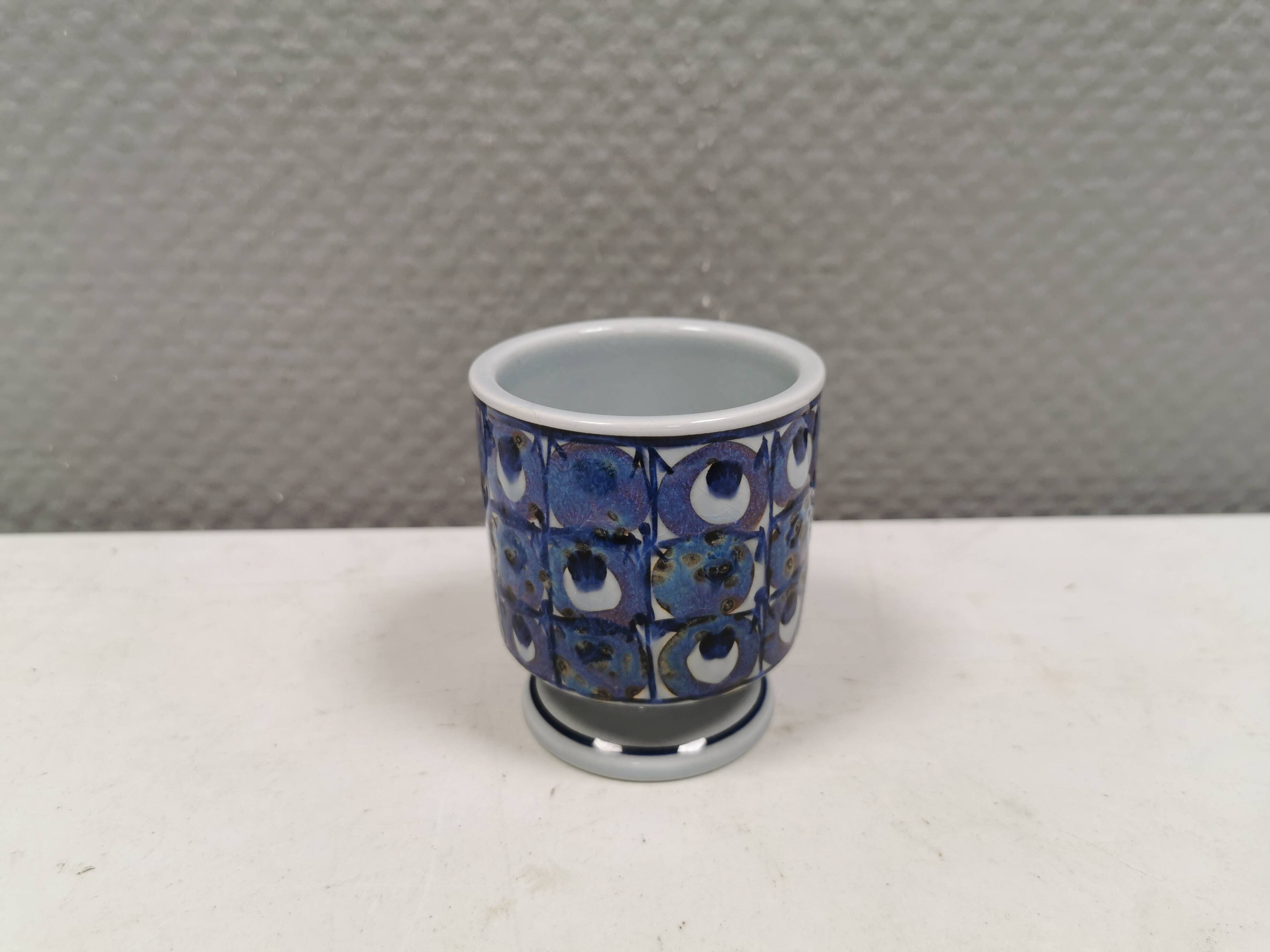 Decorated mug for Danish Aluminia 1950-60s