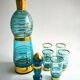 Mid Century Modern liquor set Toscana 1960s