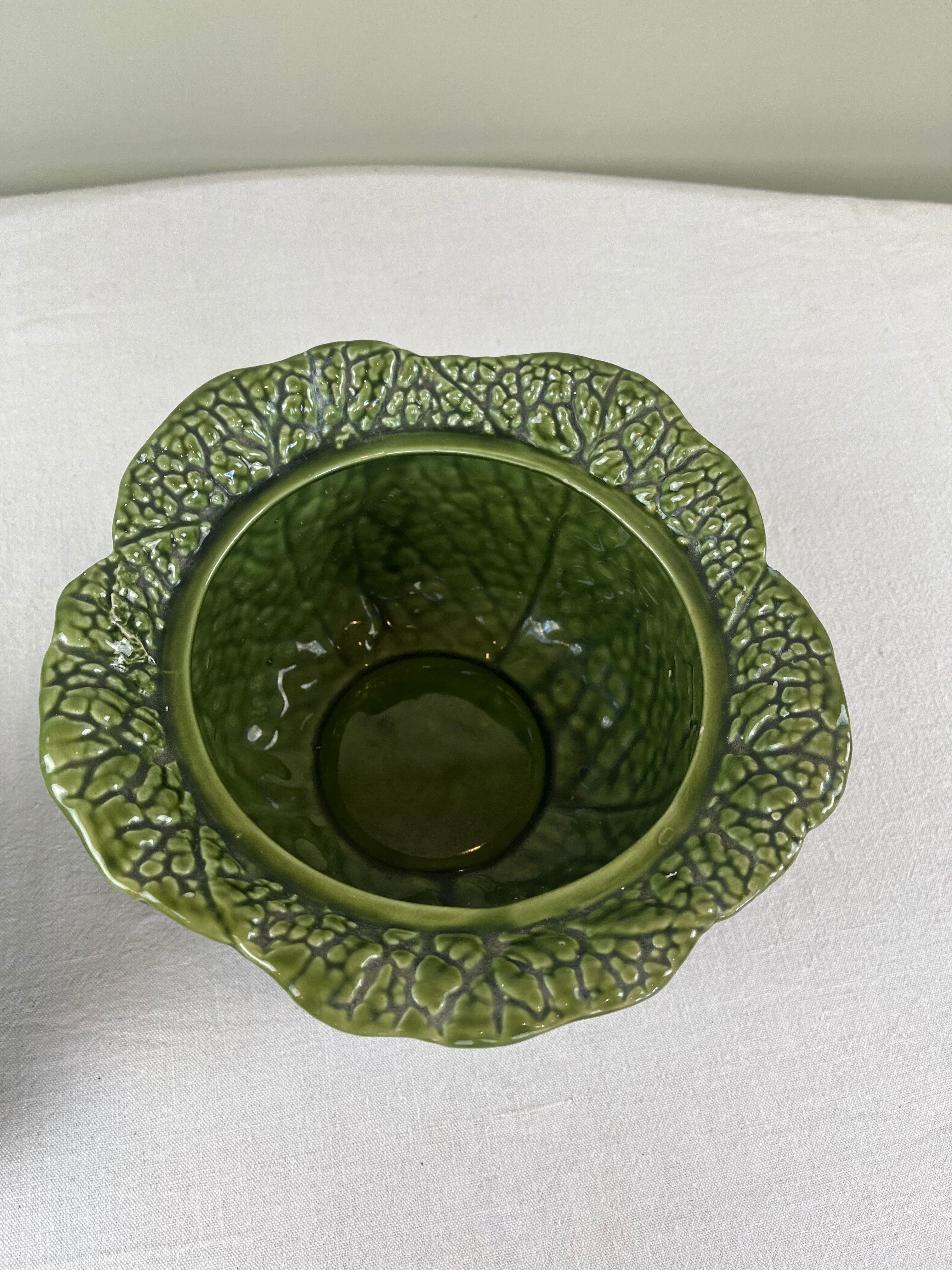 Portuguese cabbage soup tureen