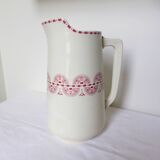 Gien ironstone pitcher jug, Tangier model 210796