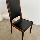 Arne Ovmand Olsen Mogens Kold Lot 6 old Scandinavian design Denmark chairs in vintage rosewood
