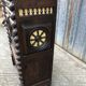 Breton bonnetière wardrobe in solid oak with 1 door and 1 drawer.