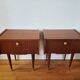 Paire de tables de chevet Mid-Century