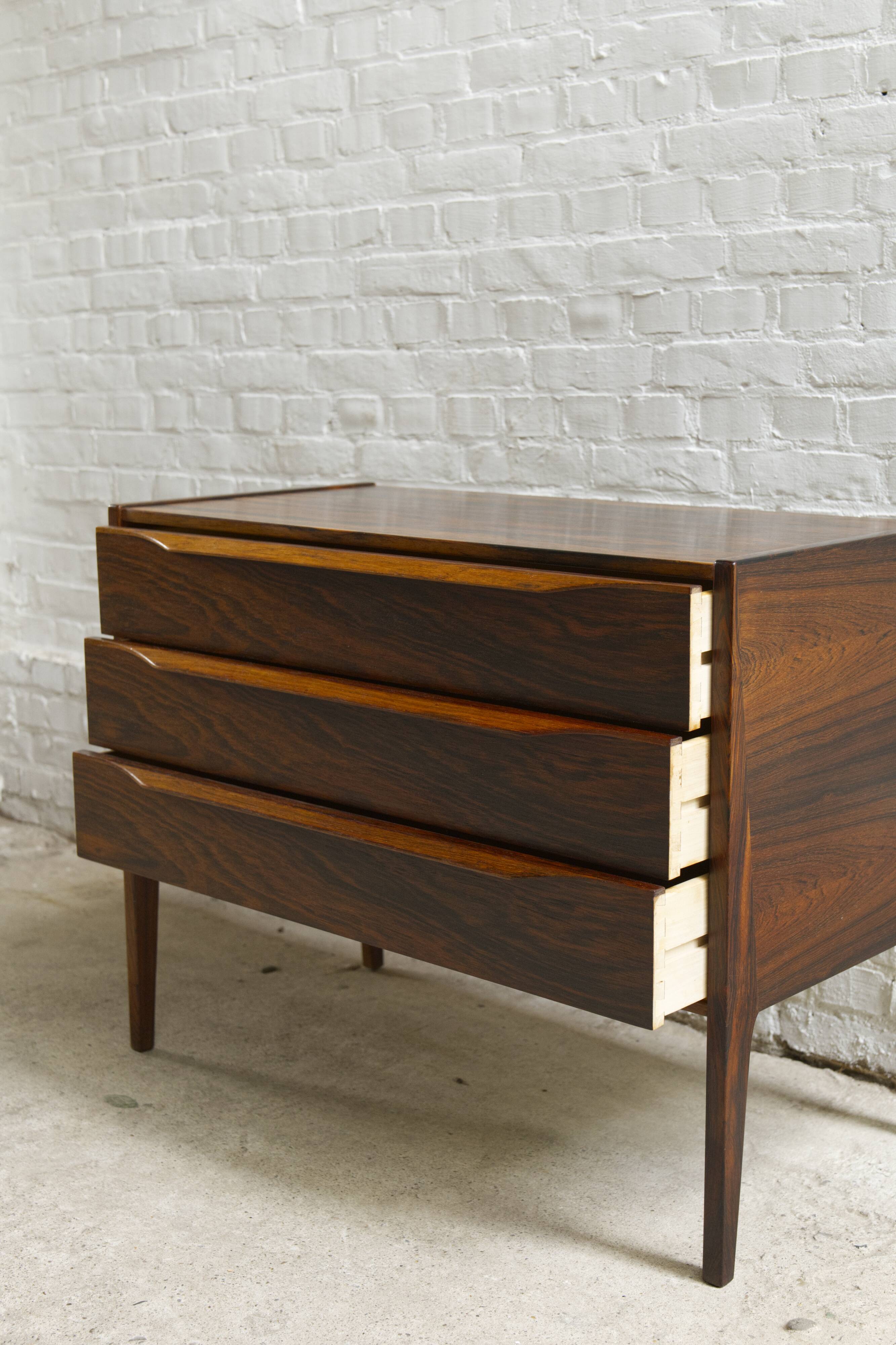 Rosewood chest of drawers, model 34, Kai Kristiansen by Aksel Kjersgaard, 1960s