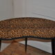 Table tripode forme haricot vintage