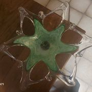 Vintage Murano blown glass coupe