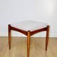 Edmund Homa stool beige-cream seat - structural fabric
