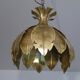 Danish brutalist brass suspension of Sven Holm Sorensen 1960