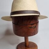 Old wooden hat shape on foot, 1900, 29 cm