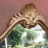 Louis XV-style golden mirror