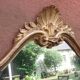 Louis XV-style golden mirror