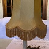Vintage porcelain column table lamp