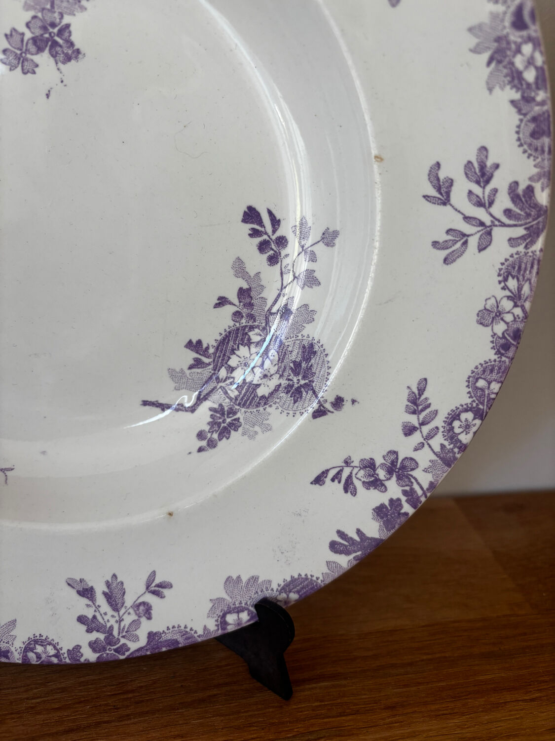 Sublime hollow plate Terre de Fer Longwy Hanoi