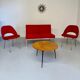Vintage 2-seater sofa from the 70s, Artifort design, red