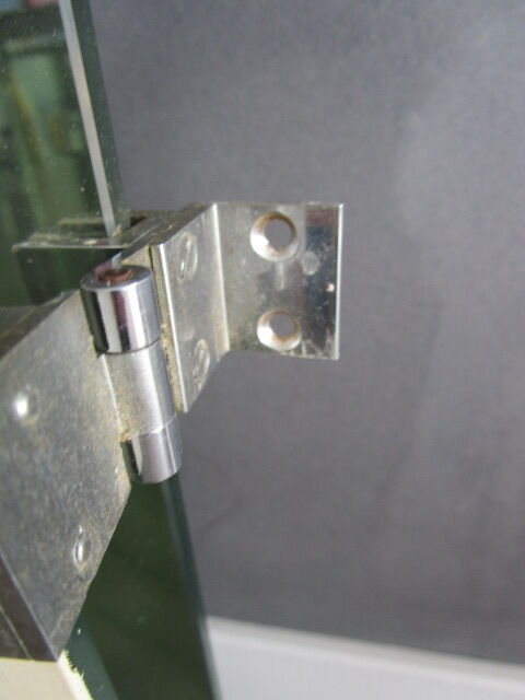 Old wall triptych mirror