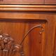 Art Deco sideboard in walnut with a marble top