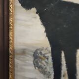 Cadre tableau chien