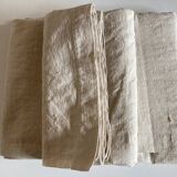Farm tablecloth 19th in hemp canvas, reserve of trousseau L270cm