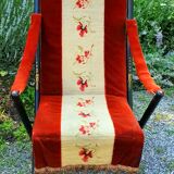 Folding armchair chair Napoleon III of the nineteenth century
