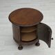1930s, Scandinavian side cabinet, dark oak wood.