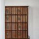 Antique baroque oak commode from the late 18th century with cabriole legs.