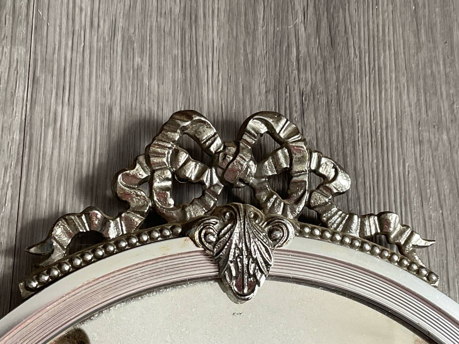 Vintage metal mirror