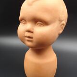 Vase in the shape of a baby's head - poupon