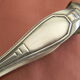 Art deco sugar tongs in silver metal