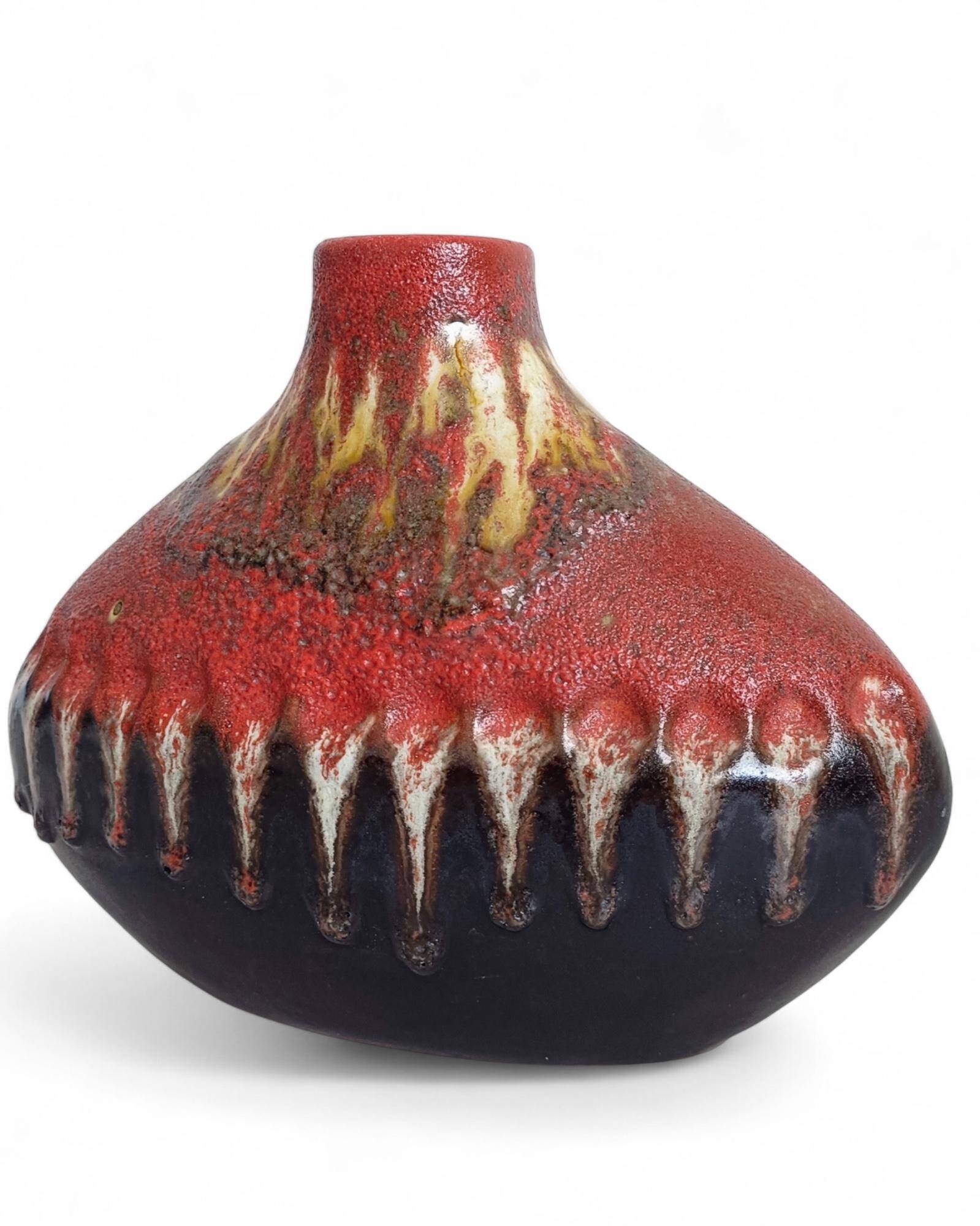 Sculptural West German Ceramic Vase by Carstens Tönnieshof, c. 1950s