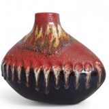 Sculptural West German Ceramic Vase by Carstens Tönnieshof, c. 1950s