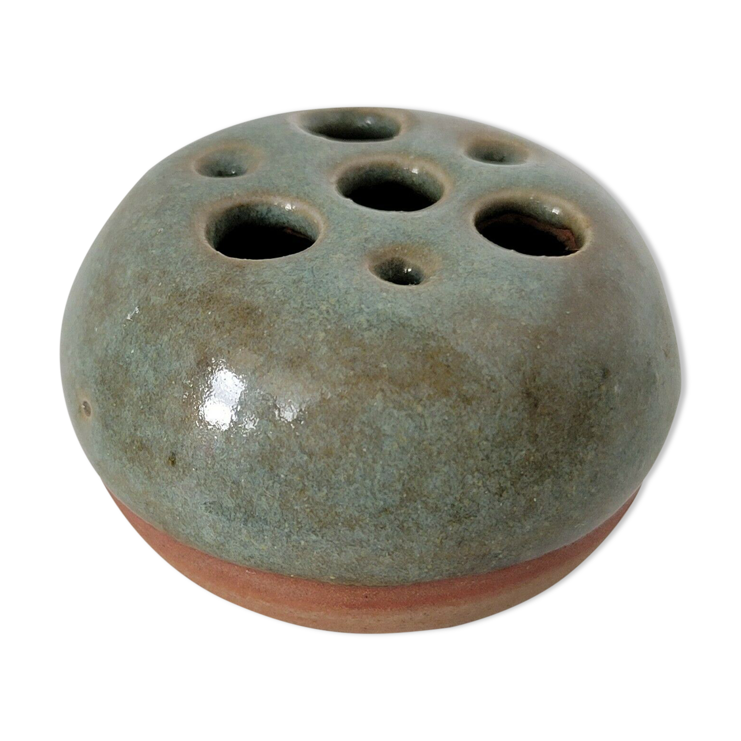 Pique fleur céramique grès signed