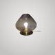 Rare 1960s Murano Smoked Glass Table Lamp Vintage Mushroom